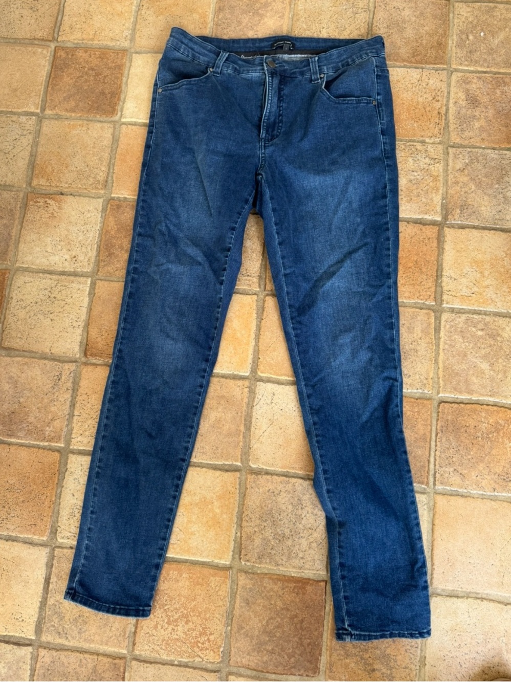 Universal Standard Women’s Dark Blue Stretch Skinny Jeans Large